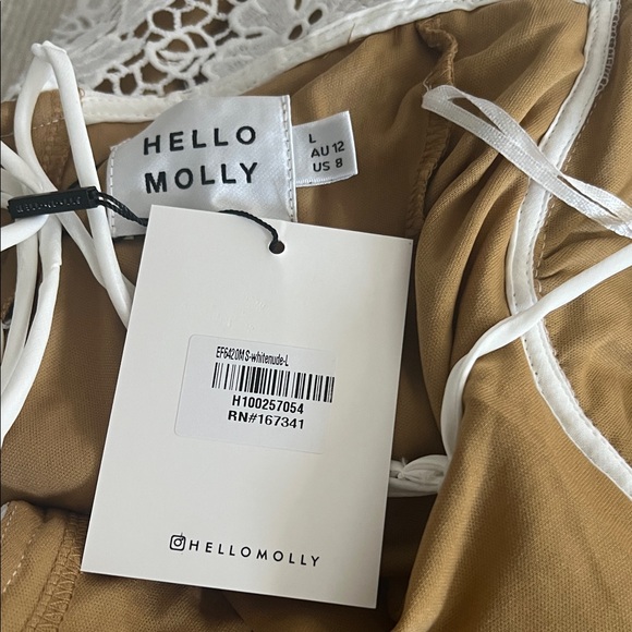 Hello Molly BELLEROSE LACE MAXI DRESS WHITE - Picture 8 of 9